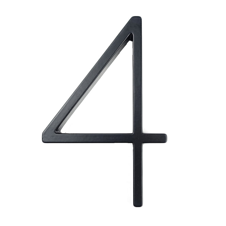 BowLift | Large modern metal house number address accessory