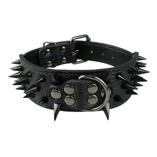 Dog collar with studs for large dogs Azura