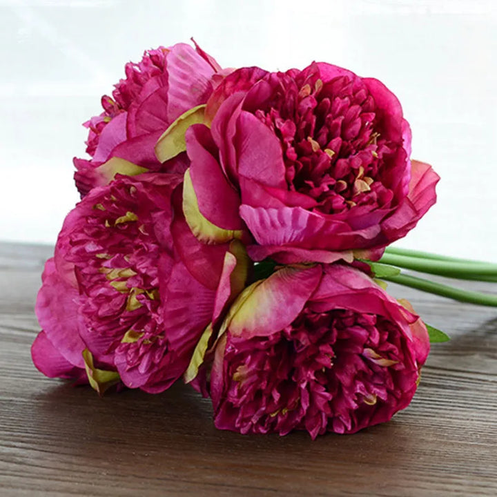 BowLift | Large Peony Silk Flower Bouquet Set