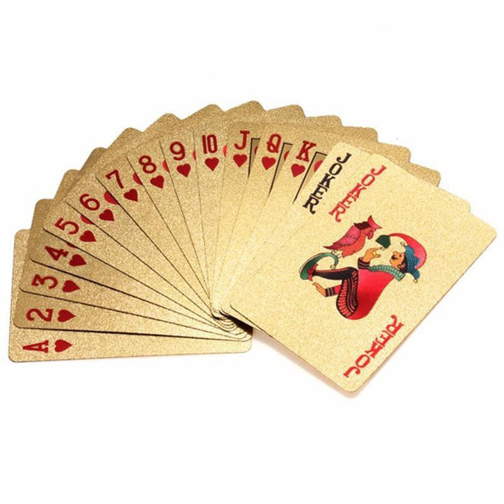 Azura | 24K Gold Plated Playing Card with Wood - Style Box