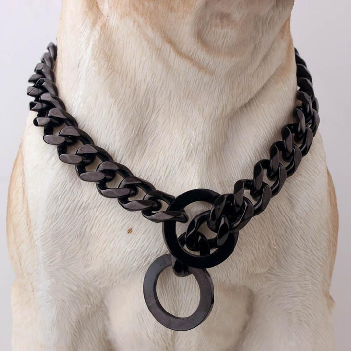 Azura | Big Hip Hop Chains Dog Collar 15mm