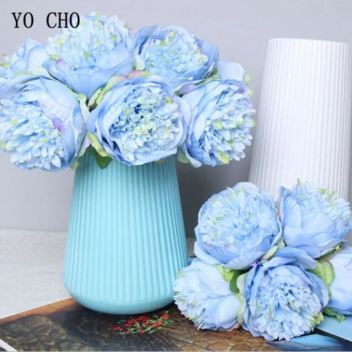 BowLift | Large Peony Silk Flower Bouquet Set