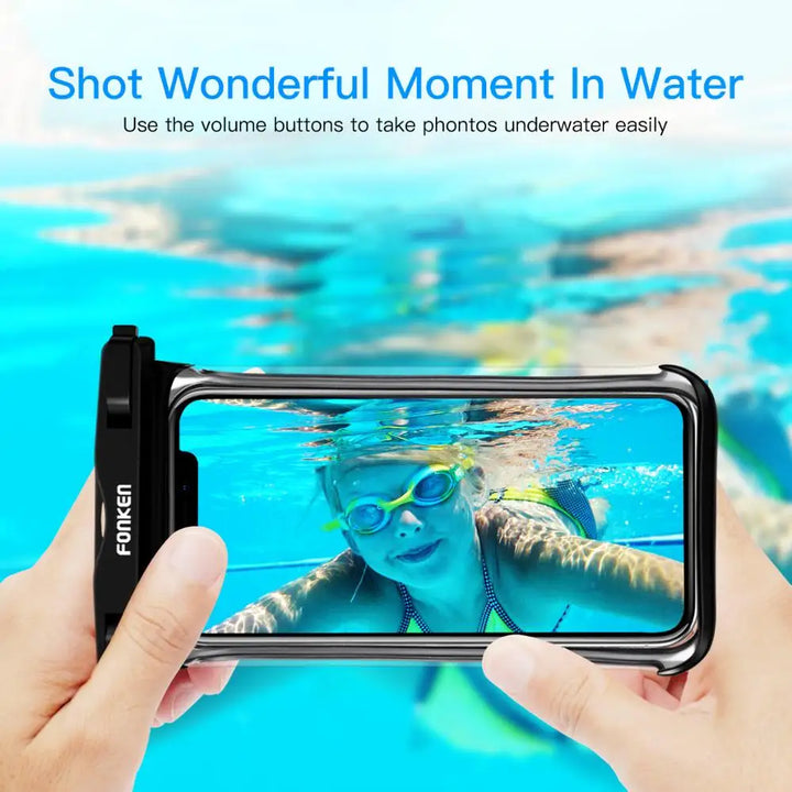 Azura | Waterproof Smartphone Case DryVault | Full View Design | Side Accessible | With Carrying Strap