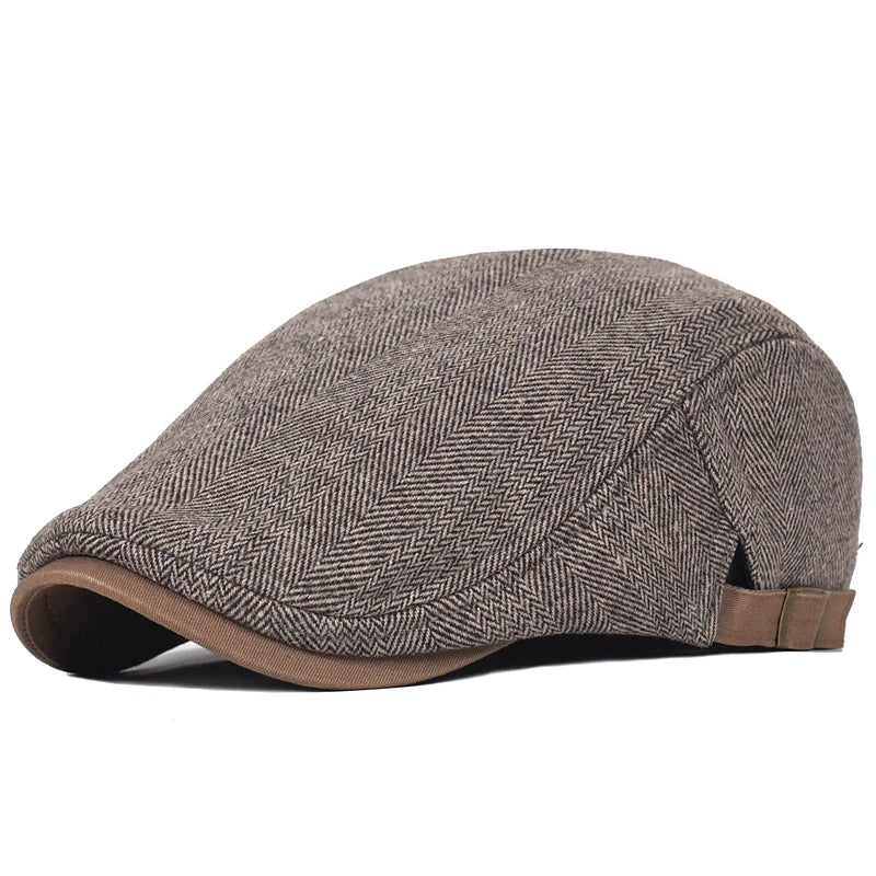 Beeckhoven™ | Modern Men's Cap with Herringbone Pattern