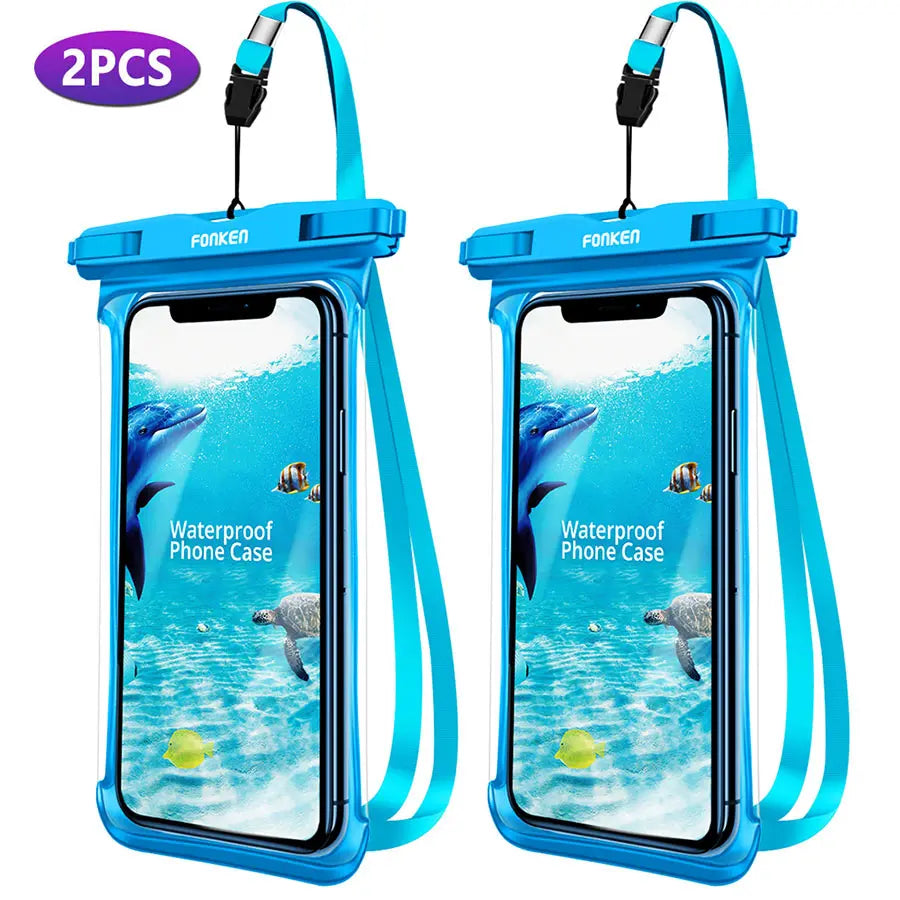 Azura | Waterproof Smartphone Case DryVault | Full View Design | Side Accessible | With Carrying Strap