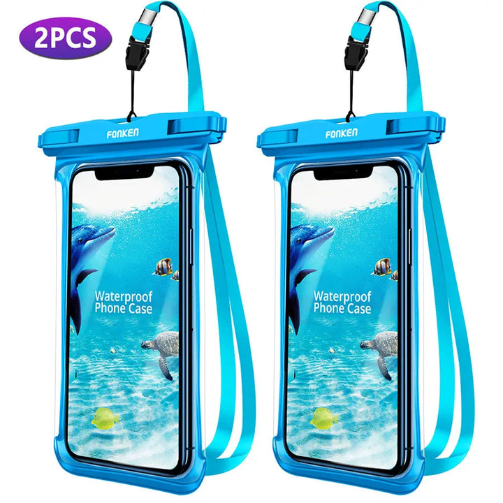 Azura | Waterproof Smartphone Case DryVault | Full View Design | Side Accessible | With Carrying Strap