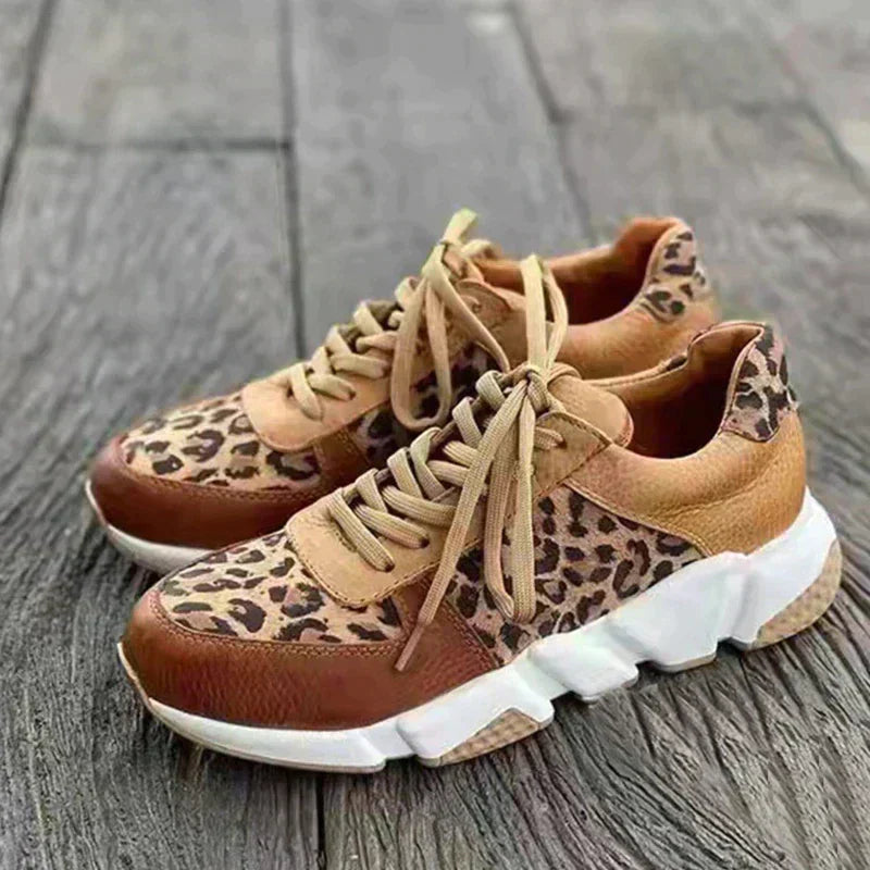PEYTON – CHUNKY LEOPARD SNEAKERS