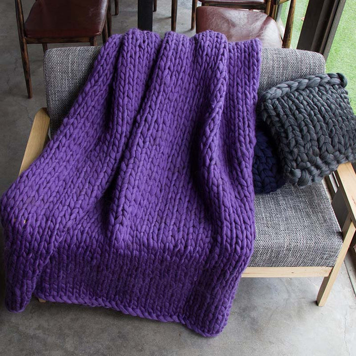 Azura | Heavy Knit Blanket