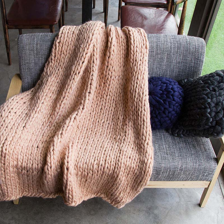 Azura | Heavy Knit Blanket