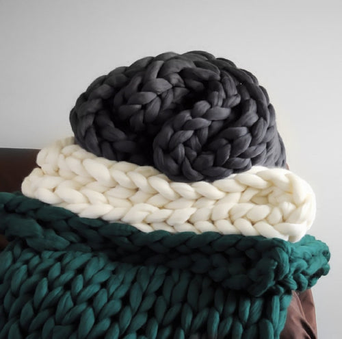 Azura | Heavy Knit Blanket