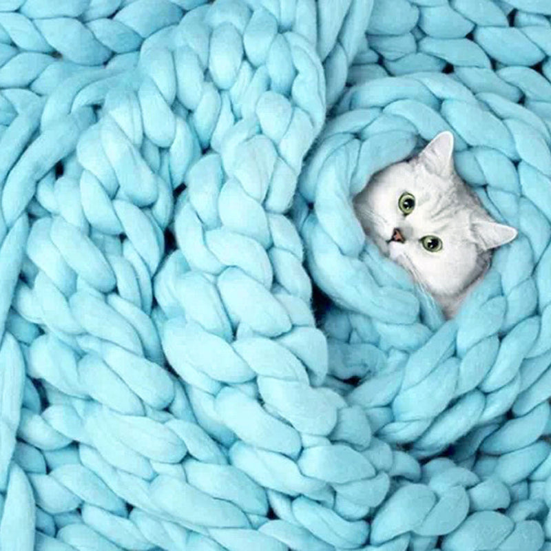 Azura | Heavy Knit Blanket