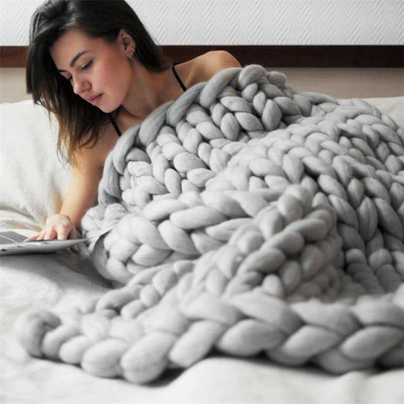 Azura | Heavy Knit Blanket