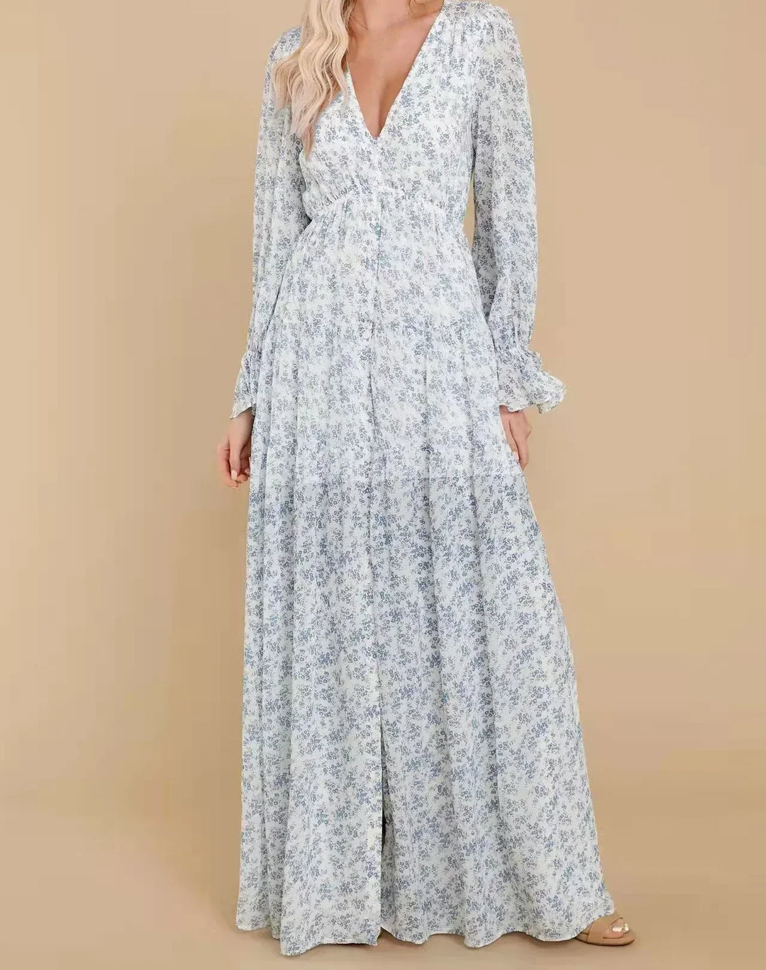 Nancy | Maxi Chiffon Casual Dress