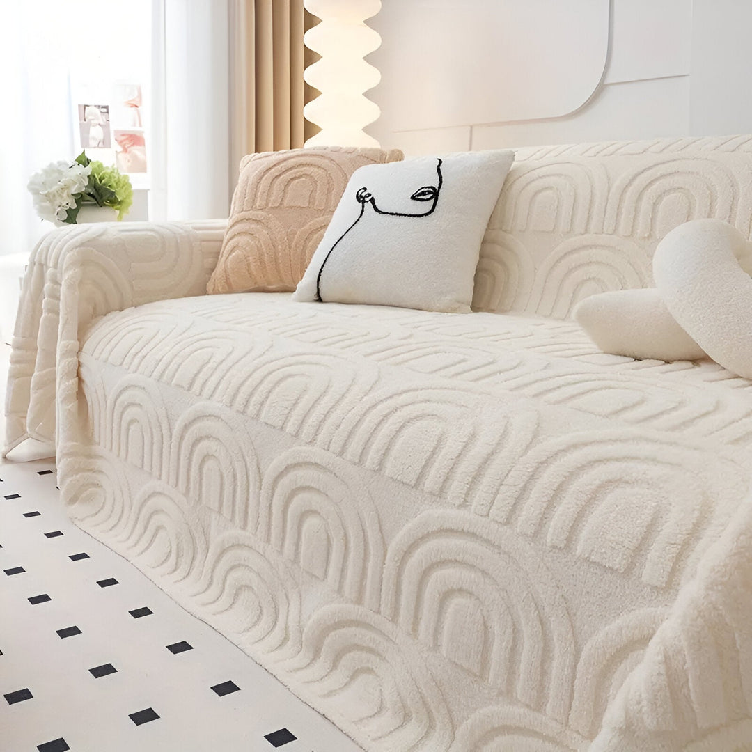 BowLift | ArchPlush Sofa Cover | Jacquard Sofa Slipcover for All Sofa Types
