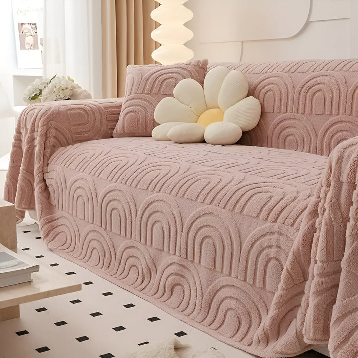 BowLift | ArchPlush Sofa Cover | Jacquard Sofa Slipcover for All Sofa Types