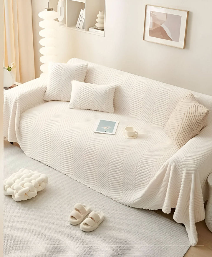 BowLift | LuxuraWrap Sofa Cover – Non‑Slip Pet‑Friendly Couch Protector
