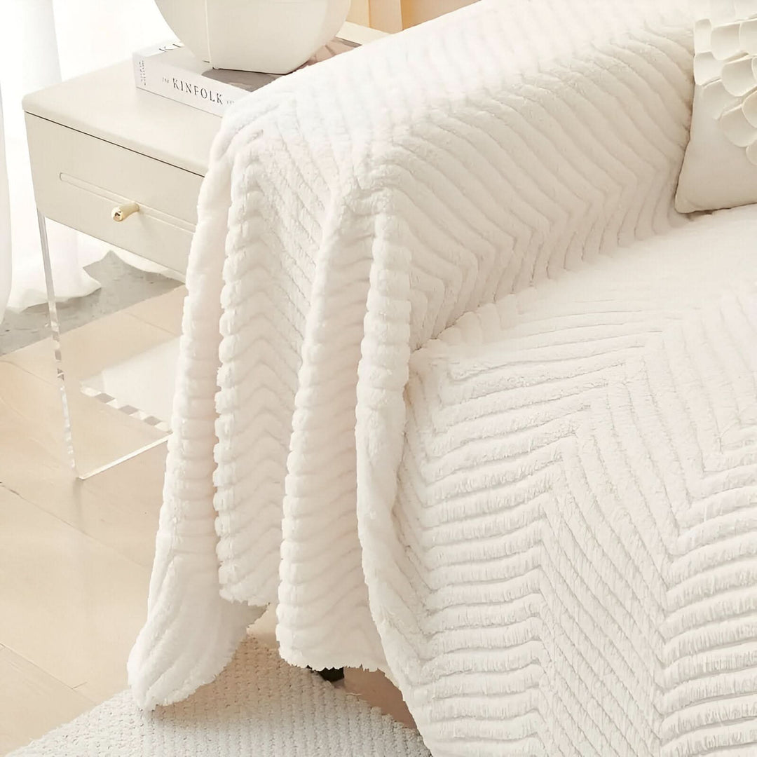 BowLift | LuxuraWrap Sofa Cover – Non‑Slip Pet‑Friendly Couch Protector