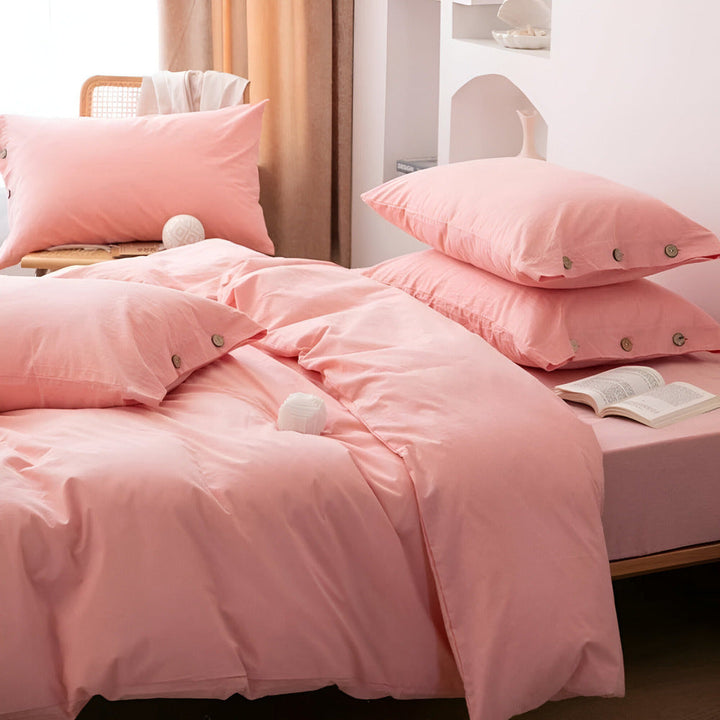 BowLift | Breathable Cotton Bedding Set with Two Pillowcases