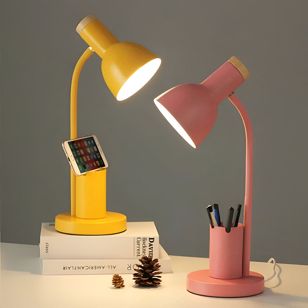 BowLift | Modern LED Table Lamp with Pen Holder