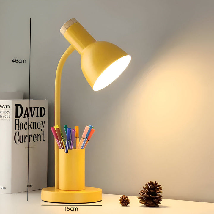 BowLift | Modern LED Table Lamp with Pen Holder