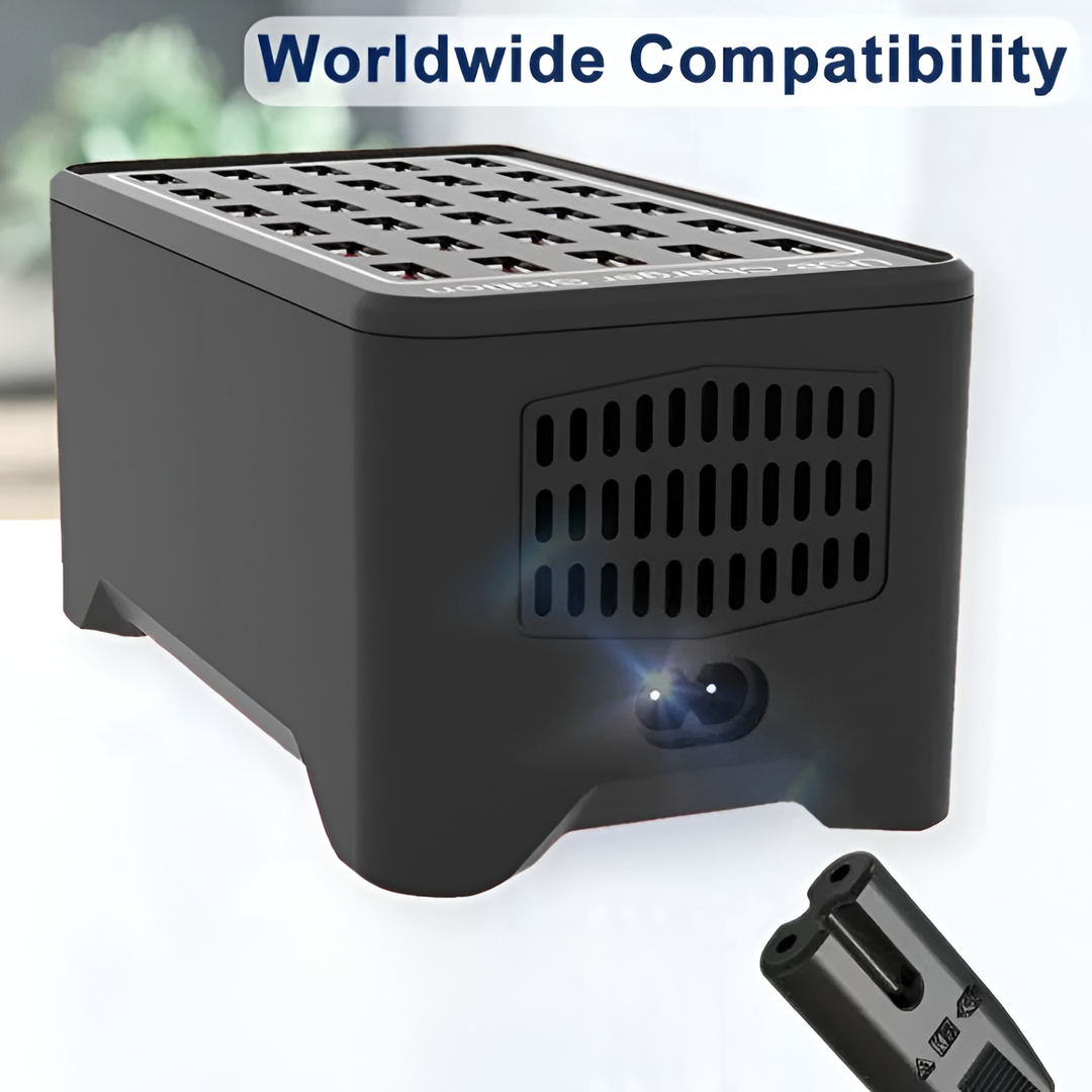 Azura | PowerPort Pro 30 - Universal Multi-USB Charging Station with 30 Ports