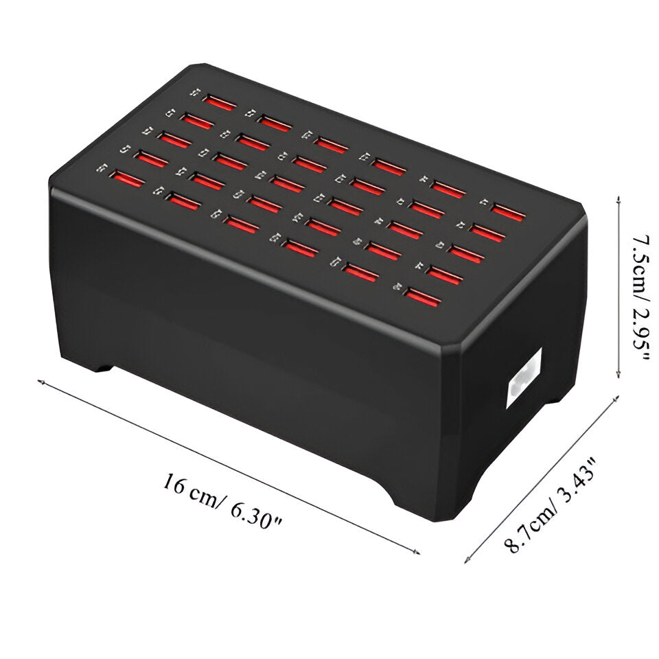 Azura | PowerPort Pro 30 - Universal Multi-USB Charging Station with 30 Ports