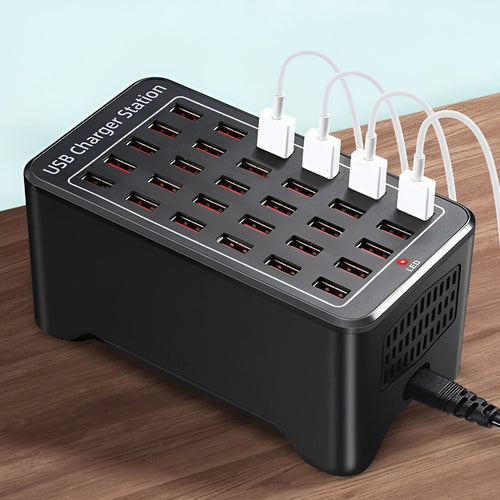 Azura | PowerPort Pro 30 - Universal Multi-USB Charging Station with 30 Ports