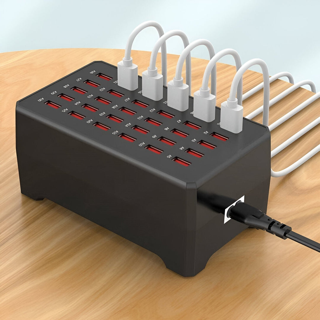 Azura | PowerPort Pro 30 - Universal Multi-USB Charging Station with 30 Ports
