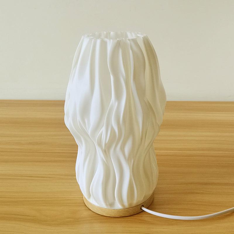 BowLift | CharmAura - Sophisticated Cream Table Lamp