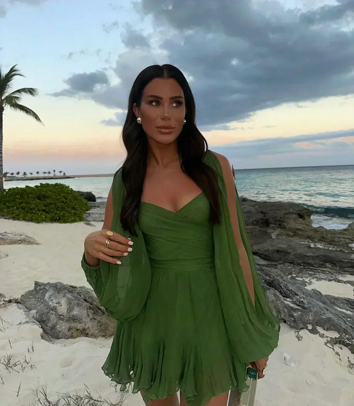 LOUISE | MINI DRESS WITH ELEGANT SLEEVES