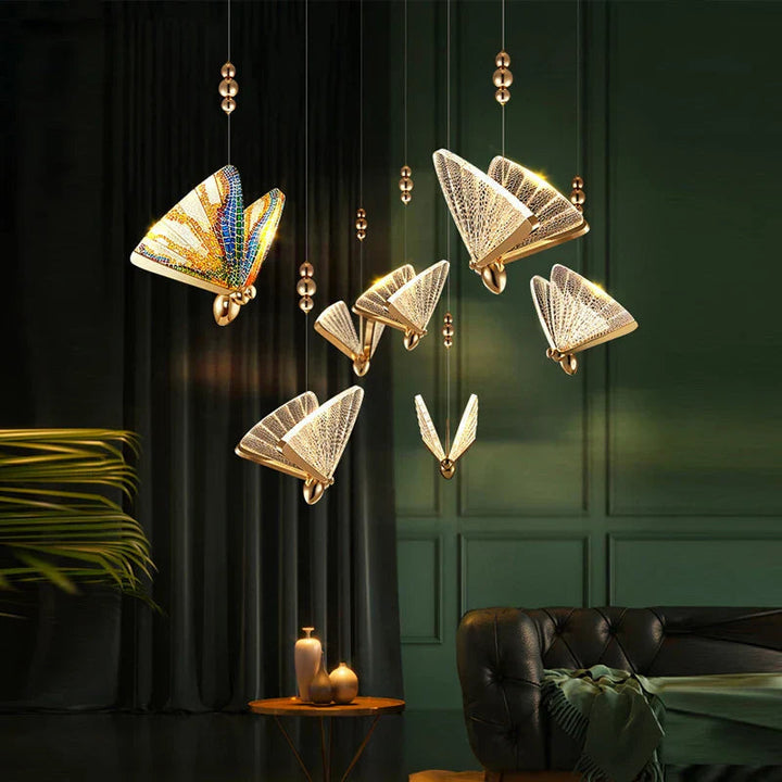 BowLift | Butterfly-inspired Pendant Light