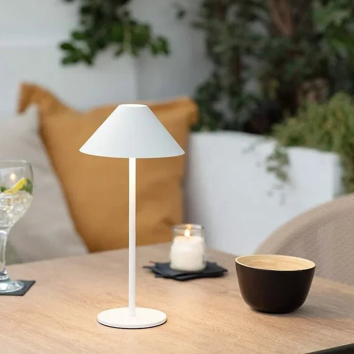 BowLift | Wireless Table Lamp Black | Touch-Dimmable LED Table Light