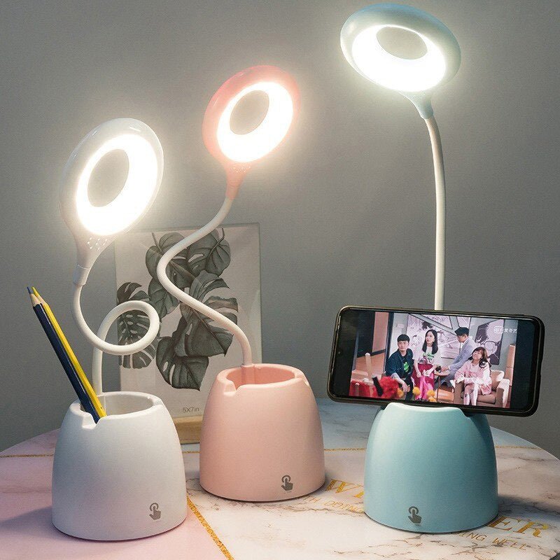 BowLift | Kids Table Lamp | With Phone Holder and LED Lighting
