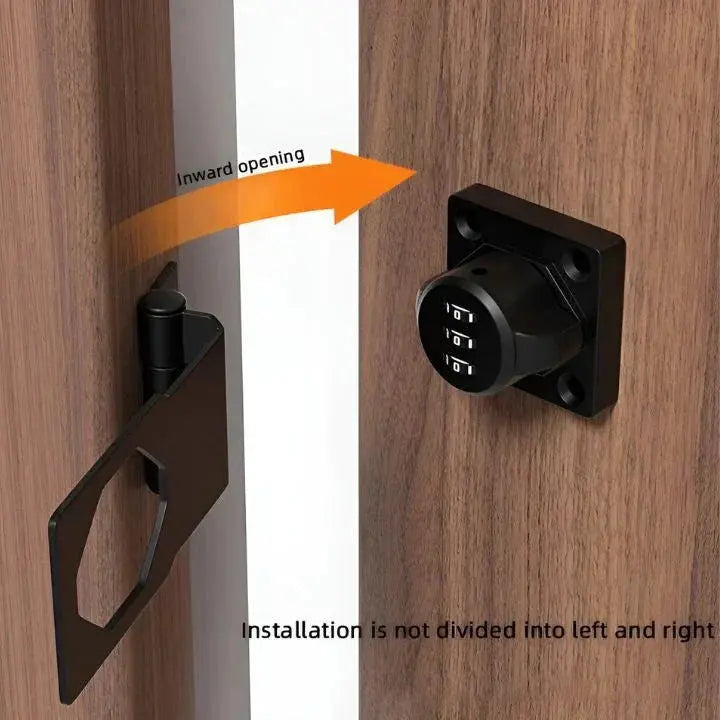 Azura | Combination lock made of zinc alloy – Keyless door lock with 1000 codes