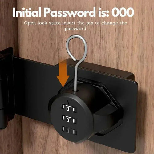 Azura | Combination lock made of zinc alloy – Keyless door lock with 1000 codes