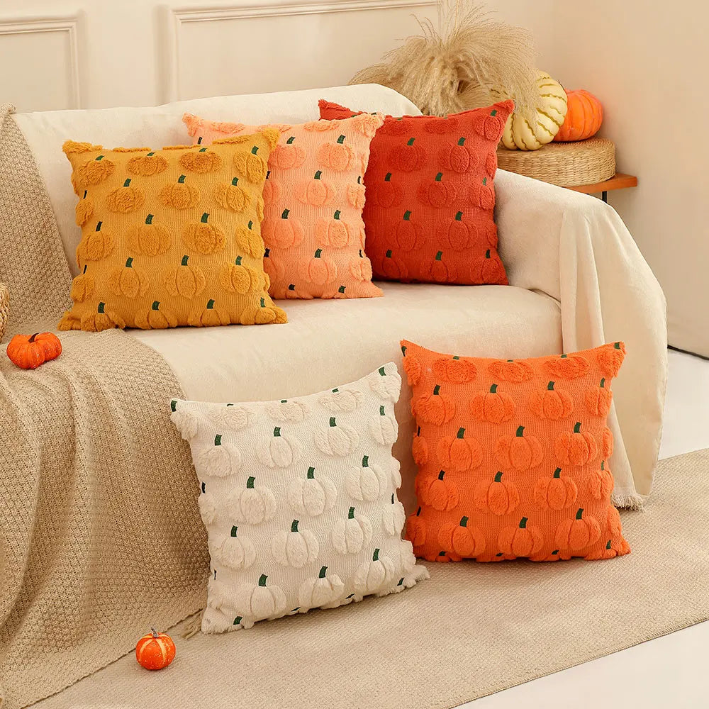 BowLift | Pumpkin Pillow Cover | Halloween Pillowcases 18x18 inches