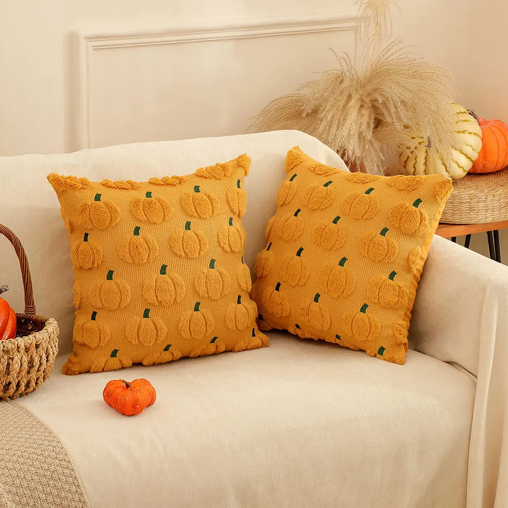 BowLift | Pumpkin Pillow Cover | Halloween Pillowcases 18x18 inches