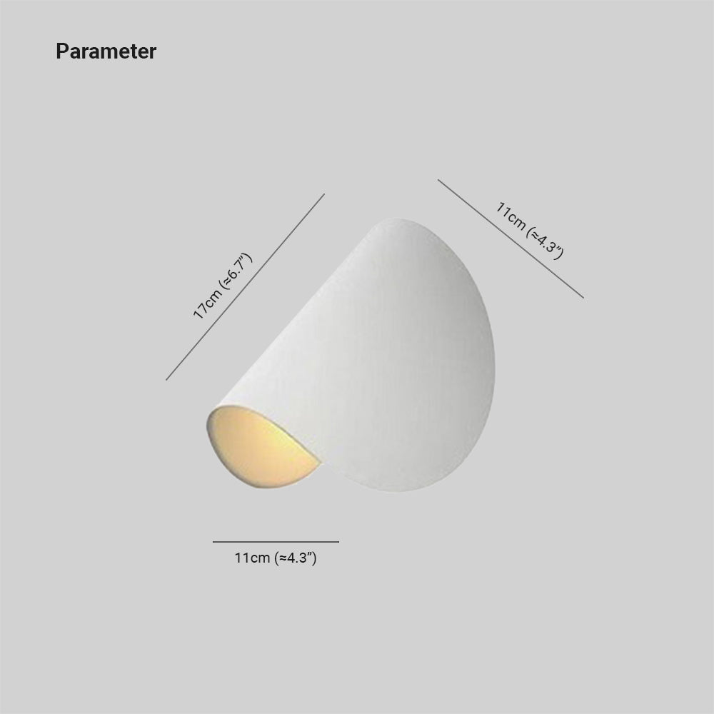 BowLift | Eveline Modern Geometric LED 4 Color Wall Light Indoor/Outdoor Metal