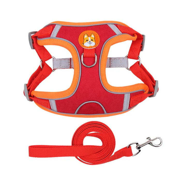 Azura | Reflective Pet Harness and Leash Set
