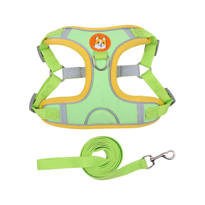 Azura | Reflective Pet Harness and Leash Set
