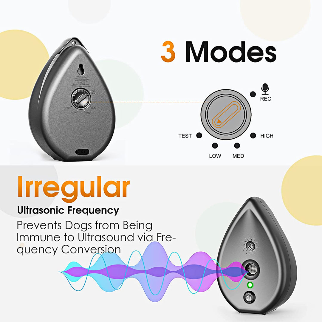 Azura | SilentHome Ultrasonic Bark Stopper – Wireless Anti-Barking Device for Indoor Use