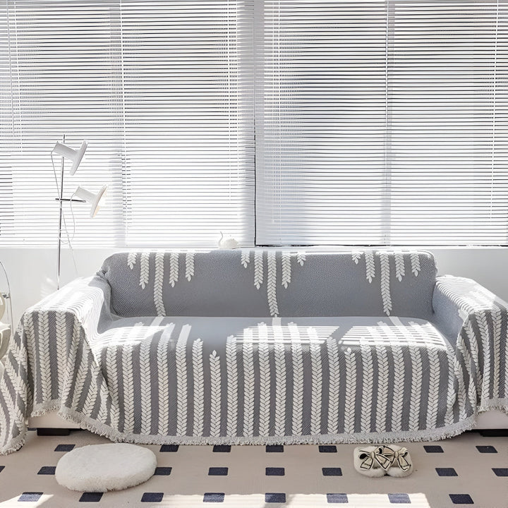 BowLift | Leaf Fringed Lace Sofa Cover