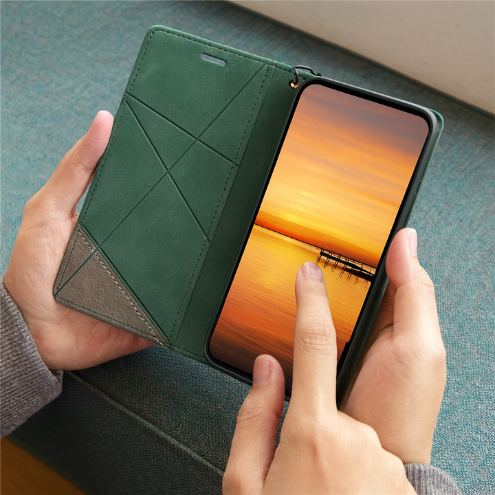 Azura | Leather Wallet Flip Phone Case