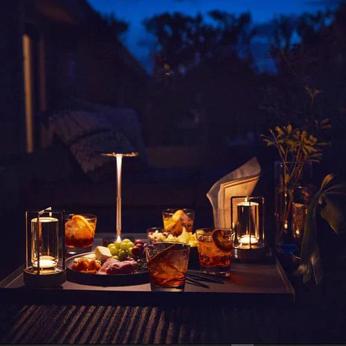 BowLift | Table lamp gold metal wireless LED light