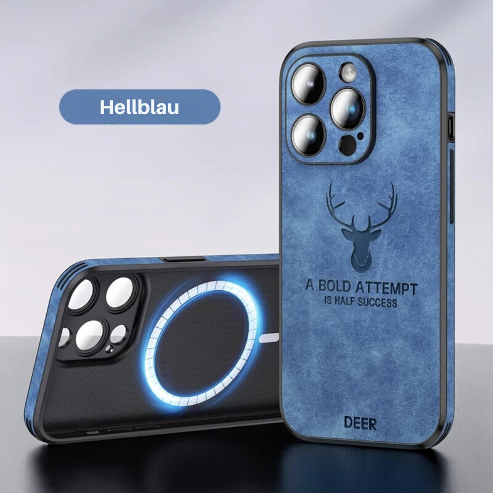 Azura | Deer - Luxury Leather iPhone Case with Stylish Design and Shockproof Protection