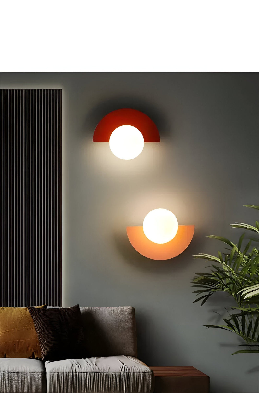 Azura | LumiSphere Light - Modern Wall Lights - Plug-in Wall Lights - Wall Light Sconces