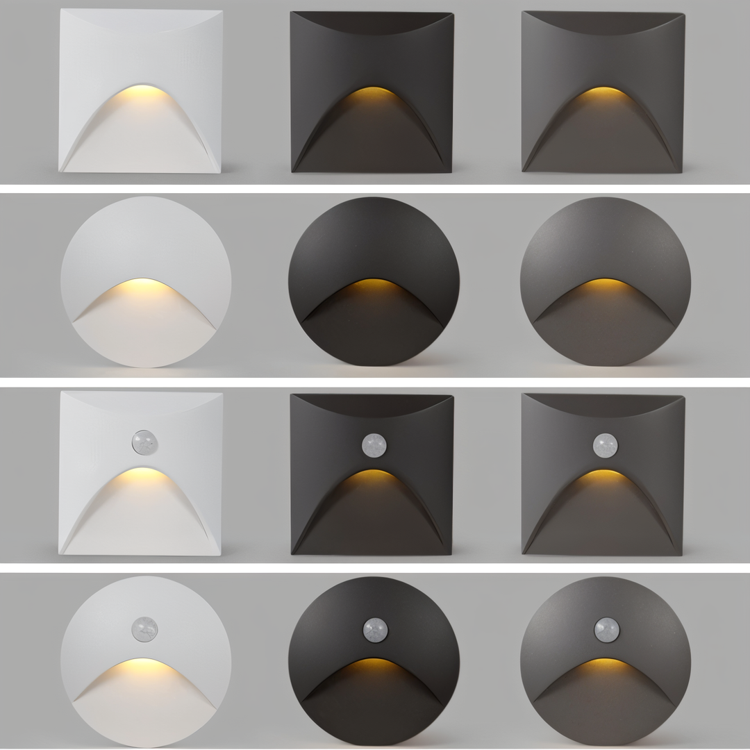Azura | LuminiPath LED Wall Light – Waterproof IP65 Motion Sensor Indoor & Outdoor Wall Lamp