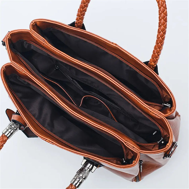 Jarnfrid | Elegant handbag with braided handle