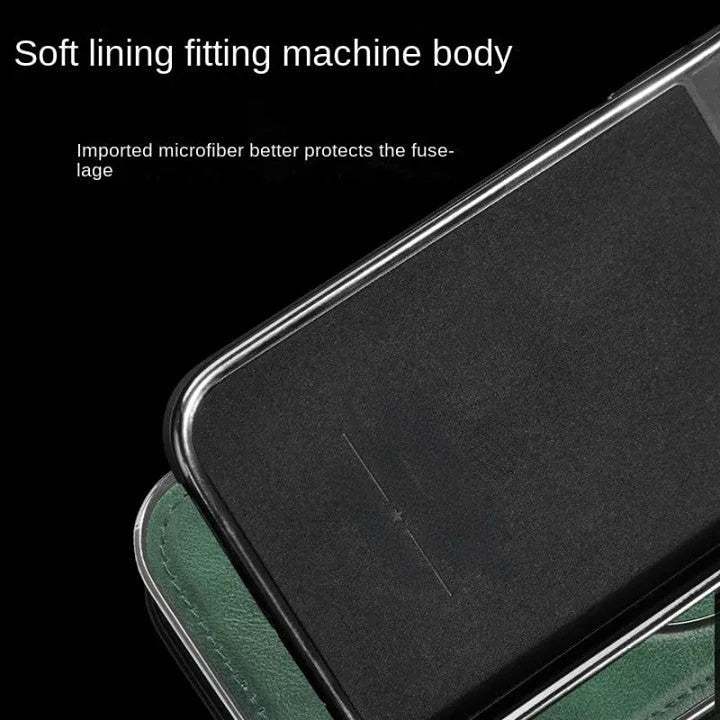 Azura | Luxury Leather Invisible Stand iPhone Case