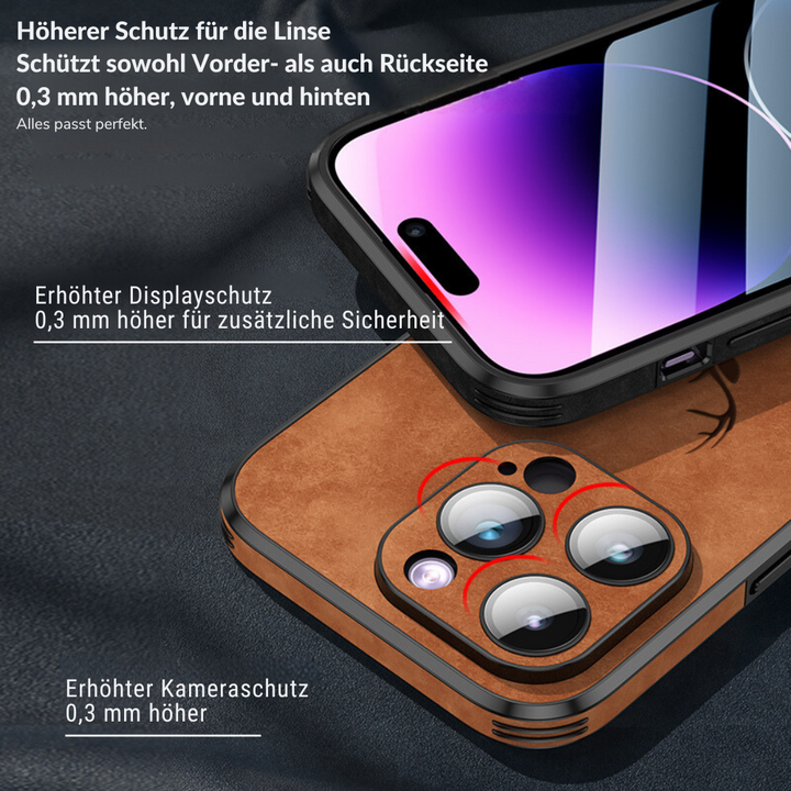 Azura | Deer - Luxury Leather iPhone Case with Stylish Design and Shockproof Protection